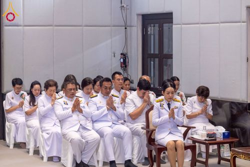 ภาพ No.231260:วันพฤหัสบดีที่ 3 กรกฏาคม พ.ศ. 2568 พิธีมุทิตาสักการะพระภิกษุนาคหลวง พระมหาพนาวัฒน์ ธมฺมนฺตคามี (จันทร์เผือก) เปรียญธรรม ๙ ประโยค ณ วัดพระธรรมกาย ปทุมธานี