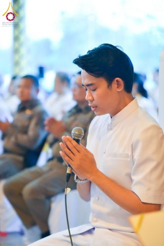 ภาพ No.210683:วันพฤหัสบดีที่ 13 มีนาคม พ.ศ. 2568  สมโภชพระประธานอุโบสถวัดป่าอุบลแก้ว จังหวัดอุบลราชธานี