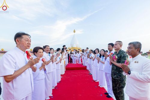 ภาพ No.211645:วันอาทิตย์ที่ 16 มีนาคม พ.ศ. 2568 พิธีอัญเชิญพระบรมสารีริกธาตุ ประดิษฐาน ณ ปทุมเจดีย์ ศูนย์อบรมเยาวชนปัตตานี