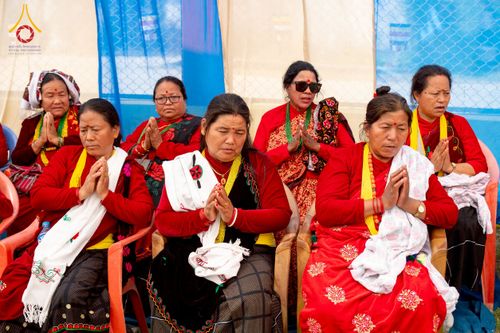 ภาพ No.212916:วันที่ 14 - 15 มีนาคม พ.ศ. 2568 คณะสงฆ์และสามเณรเดินธรรมยาตรา ในโครงการบวชสามเณรเนปาล 500 รูป ไปยังสถานที่รอบมายาเทวีและลุมพินีเกรด ณ ลุมพินี ประเทศเนปาล