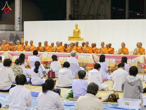 ภาพ No.203212:พิธีถวายภัตตาหารเป็นสังฆทาน แด่พระธรรมยาตรา ณ วัดพระธรรมกาย ตำบลคลองสาม อำเภอคลองหลวง จังหวัดปทุมธานี ในโครงการธรรมยาตรา กตัญญูบูชา มหาปูชนียาจารย์ พระมงคลเทพมุนี(สด จนฺทสโร) พระผู้ปราบมาร อนุสรณ์สถาน 7 แห่ง ปีที่ 13 วันที่ 29 มกราคม พ.ศ. 2568