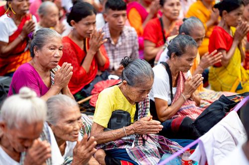 ภาพ No.257523:วันที่ 17 ตุลาคม พ.ศ. 2568 พิธีทอดกฐินสมทบวัดกัลยาณมิตรต่างประเทศ  บูชาธรรม 81 ปี หลวงพ่อธัมมชโย ณ ศูนย์ปฏิบัติธรรมไมตรีปูร์ เมืองคาร์การชารี ประเทศบังกลาเทศ 