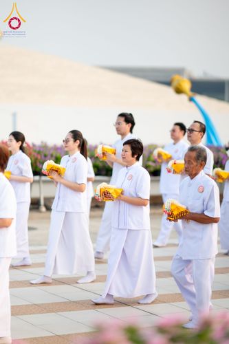 ภาพ No.63157:โครงการอุปสมบทหมู่ บูชาธรรมหลวงพ่อธัมมชโย พ.ศ.2567 ณ ลานธรรม พระมหาธรรมกายเจดีย์ วัดพระธรรมกาย วันที่ 13 เมษายน พ.ศ.2567