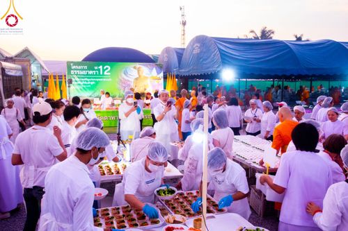 ภาพ No.109195:พิธีถวายภัตตาหารเป็นสังฆทาน แด่คณะพระธรรมยาตราฯ วันที่ 10 มกราคม พ.ศ. 2567 ณ อนุสรณ์สถานคลองบางนางแท่น อ.สามพราน จ.นครปฐม