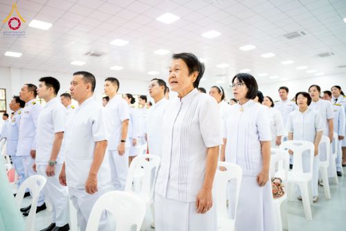 ภาพ No.237746:พิธีถวายเครื่องราชสักการะและวางพานพุ่ม และพิธีจุดเทียนถวายพระพรชัยมงคล เนื่องในโอกาสวันเฉลิมพระชนมพรรษา สมเด็จพระนางเจ้าสิริกิติ์ พระบรมราชินีนาถ พระบรมราชชนนีพันปีหลวง วันอังคารที่ 12 สิงหาคม พ.ศ. 2568  ณ อาคารปลูกศรัทธา 2 วัดพระธรรมกาย