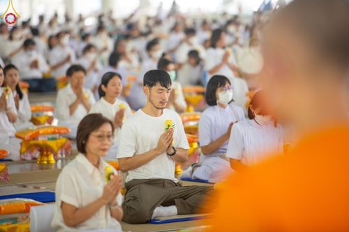 ภาพ No.115559:พิธีเจริญพระพุทธมนต์ และถวายภัตตาหาร ในวาระครบ 115 ปี วันคล้ายวันเกิด คุณยายอาจารย์ มหารัตนอุบาสิกาจันทน์ ขนนกยูง (ผู้ให้กำเนิดวัดพระธรรมกาย) วันศุกร์ที่ 19 มกราคม พ.ศ. 2567 ณ หอฉันคุณยายอาจารย์ วัดพระธรรมกาย