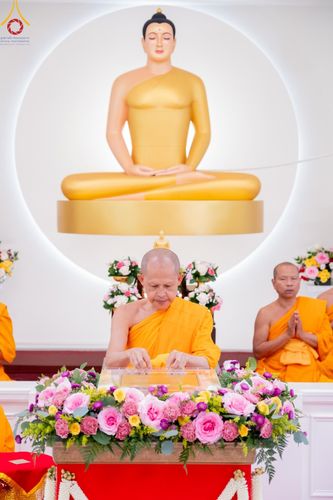 ภาพ No.144725:พิธีประดิษฐานลูกนิมิตมหาสมบัติ ผูกสีมาสถาปนาอุโบสถ บูชาธรรม ๘๐ ปี หลวงพ่อธัมมชโย วันอาทิตย์ที่ ๓๐ มิถุนายน พ.ศ. ๒๕๖๗ วัดพระธรรมกายนิวเจอร์ซี ประเทศสหรัฐอเมริกา