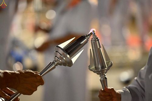 ภาพ No.253650:วันที่ 10 ตุลาคม พ.ศ. 2568 พิธีจุดประทีปบูชาพระผู้ปราบมาร, พิธีจุดประทีปบนพระมหาธรรมกายเจดีย์  20,000 ดวง เนื่องในวันคล้ายวันเกิดครบรอบ 141 ปี พระมงคลเทพมุนี (สด จนฺทสโร)