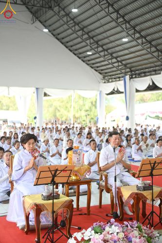 ภาพ No.310997:วันอาทิตย์ที่ 22 กุมภาพันธ์ พ.ศ. 2569 พิธีประดิษฐานพระประธาน “พระธรรมกาย” ณ ธุดงคสถานอำนาจเจริญ จังหวัดอำนาจเจริญ