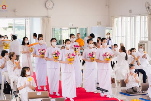 ภาพ No.78032:พิธีทอดผ้าป่า ถวายโซล่าเซลล์ และพิธีถวายกองทุนสนับสนุนการบวชสามเณรภาคฤดูร้อน ณ ศูนย์ปฎิบัติธรรมธาราสายไหม กทม. วันเสาร์ที่ 18 มีนาคม พ.ศ.2566