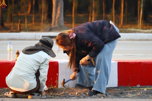 ภาพ No.320974:วันที่ 9 เมษายน พ.ศ.2569 การเตรียมงานจราจร เพื่องานถวายมหาสังฆทาน 40,000 กว่าวัดทั่วประเทศ วันคุ้มครองโลก 22 เมษายน พ.ศ.2569 วัดพระธรรมกาย