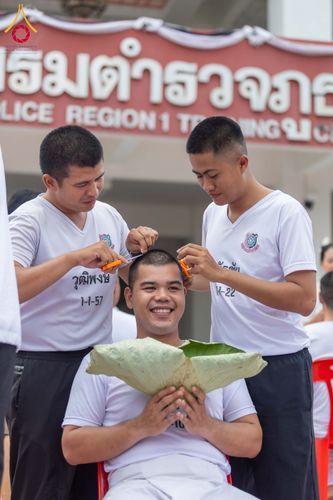 ภาพ No.349312:วันจันทร์ที่ 14 กันยายน พ.ศ.2569  พิธีตัดปอยผมนักเรียนนายสิบธรรมทายาท  "โครงการบรรพชาและพัฒนาศีลธรรม นักเรียนนายสิบตำรวจรุ่นที่ 16“  ณ ศูนย์ฝึกอบรมตำรวจภูธร ภาค 1  จ.สระบุรี