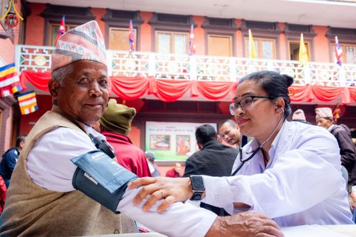 ภาพ No.313179:วันอังคารที่ 10 มีนาคม พ.ศ. 2569 ประมวลภาพบรรยากาศวันแรก โครงการบวชธรรมทายาท ประเทศเนปาล ณ วัดอเชศวร (Aksheswar Mahavihar )