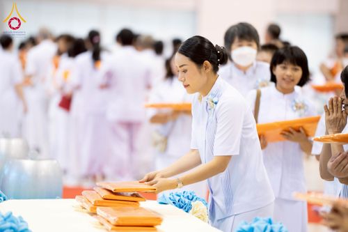 ภาพ No.215554:วันอาทิตย์ต้นเดือนที่ 6 เมษายน พ.ศ. 2568 ขบวนอัญเชิญผ้าป่าสมทบ มหาสังฆทาน 40,000 กว่าวัดทั่วประเทศ ณ สภาธรรมกายสากล วัดพระธรรมกาย