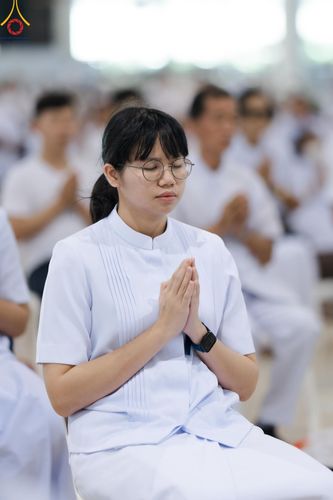 ภาพ No.151295:พิธีบูชาข้าวพระ ในวันอาทิตย์ต้นเดือน วันที่ 1 กันยายน พ.ศ. 2567 ณ สภาธรรมกายสากล วัดพระธรรมกาย