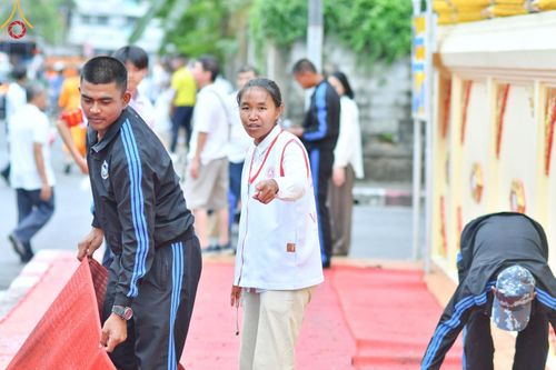 ภาพ No.128769:V.33 รวมพลังเพื่อบางกล่ำ การเตรียมงานของเจ้าหน้าที่หน่วยงานต่างๆ เพื่องานธรรมยาตราอัญเชิญพระบรมสารีริกธาตุ ประดิษฐาน ณ มหารัตนเจดีย์สิริปทุมสวรรค์ (เจดีย์อริยพุทธะ 5 พระองค์) ศูนย์ปฏิบัติธรรมภาคใต้ อ.บางกล่ำ จ.สงขลา ระหว่างวันที่ 9-10 มีนาคม พ.ศ. 2567