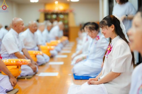 ภาพ No.147614:พิธีตัดปอยผม ขอขมา มอบบาตร ผ้าไตร โครงการปฐมอุปสมบท สมโภชอุโบสถ บูชาธรรม 80 ปี หลวงพ่อธัมมชโย ณ วัดพระธรรมกายโทชิหงิ ประเทศญี่ปุ่น วันพฤหัสบดีที่ 8 สิงหาคม พ.ศ. 2567