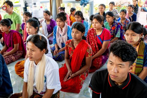 ภาพ No.127168:Photo Story ปฐมบรรพชาชาวพุทธมาร์มา เริ่ม วันที่ 2 กุมภาพันธ์ พ.ศ. 2567 ณ วัดธัมจักร อรัญกุฏิ เมืองรัมการ์ คาร์กาชารี บังกลาเทศ