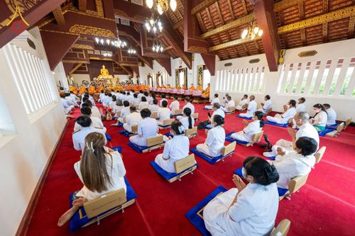 ภาพ No.76323:พิธีต้อนรับสัญญาบัตร - พัดยศ   พระวชิรกิจโสภณ  ณ อุโบสถวัดบ้านขุน ตำบลบ่อหลวง อำเภอฮอด จังหวัดเชียงใหม่ วันศุกร์ที่ ๑๗ เดือน กุมภาพันธ์ พุทธศักราช ๒๕๖๖