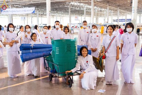 ภาพ No.125360:V.27 มาฆะ สาธุ  การรับบุญเตรียมงาน ปฎิบัติงาน เก็บงาน ของเจ้าหน้าที่หน่วยงานต่างๆ เพื่อวันมาฆบูชา วันเสาร์ที่ 24 กุมภาพันธ์  พ.ศ. 2567 ณ วัดพระธรรมกาย จ.ปทุมธานี