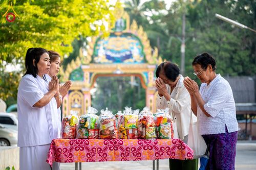 ภาพ No.208453:พิธีถวายสังฆทานแด่คณะสงฆ์ 323 วัด ปีที่ 21 ครั้งที่ 174 พิธีมอบกองทุนหนุนแรงใจช่วยครูใต้ ปีที่ 18 ครั้งที่ 138 และพิธีทำบุญอุทิศส่วนกุศลให้ผู้วายชนม์ ณ วัดบุณณาราม(วัดโคกงู) จ.นราธิวาส วันเสาร์ที่ 15 กุมภาพันธ์ พ.ศ.2568