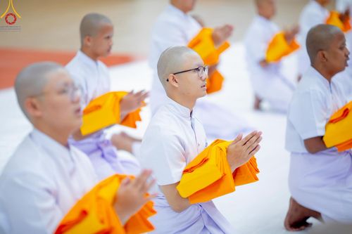 ภาพ No.217188:วันเสาร์ที่ 12 เมษายน พ.ศ. 2568 พิธีบรรพชา พิธีขอศีลและขอนิสสัย พิธีมอบบาตร ในโครงการอุปสมบทหมู่ บูชาธรรมหลวงพ่อธัมมชโย, โครงการธรรมทายาท ระดับอุดมศึกษา รุ่นที่ 52 ,  โครงการบวชพระนานาชาติ AEC & WAB CEO รุ่นที่ 4 ณ วัดพระธรรมกาย