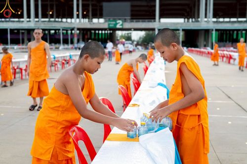 ภาพ No.218779:วันศุกร์ที่ 18 เมษายน พ.ศ. 2568 การเตรียมงานในลานธรรม , พระมหาธรรมกายเจดีย์ เพื่องานวันคุ้มครองโลก 22 เมษายน พ.ศ. 2568
