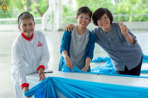 ภาพ No.218618:วันพฤหัสบดีที่ 17 เมษายน พ.ศ. 2568 การเตรียมงานในลานธรรม , สภาธรรมกายสากล , วิหารคด  เพื่องานวันคุ้มครองโลก 22 เมษายน พ.ศ. 2568