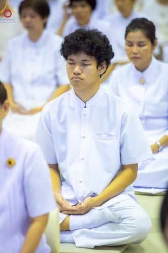 ภาพ No.222765:วันอาทิตย์ต้นเดือนที่ 4 พฤษภาคม พ.ศ. 2568 พิธีบูชาข้าวพระ ณ สภาธรรมกายสากล วัดพระธรรมกาย