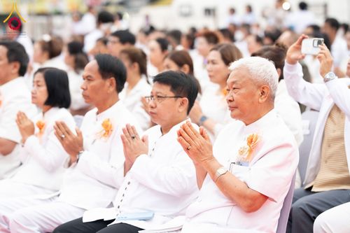 ภาพ No.210273:วันอาทิตย์ที่ 9 มีนาคม พ.ศ. 2568 พ่อเมืองโคราชจัดตักบาตรพระหมื่น ทำบุญเมือง 557 ปี