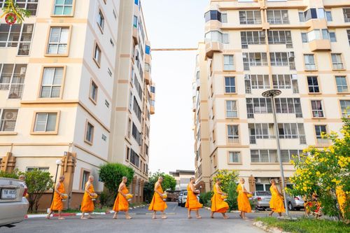 ภาพ No.136041:พระธรรมทายาท โครงการบวชพระนานาชาติ AEC & WAB ผู้บริหารรุ่นที่ 2 บิณฑบาต ณ หอฉันคุณยายอาจารย์ฯ เมืองแก้วมณี หมู่บ้านแก้วพุทธรักษา วันที่ 28 เมษายน พ.ศ. 2567