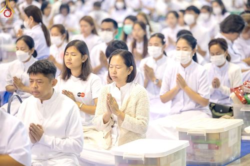 ภาพ No.205851:พิธีตักบาตร และ พิธีบูชาข้าวพระ ในวันอาทิตย์ต้นเดือน 2 กุมภาพันธ์ พ.ศ. 2568 ณ สภาธรรมกายสากล วัดพระธรรมกาย