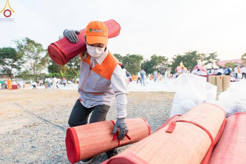 ภาพ No.113402:V.12 พลังหมู่ การเตรียมงาน เก็บงาน การรับบุญของเจ้าหน้าที่หน่วยงานต่างๆ เพื่อโครงการธรรมยาตรา ปีที่ 12 ระหว่างวันที่ 2 - 31 มกราคม พ.ศ. 2567