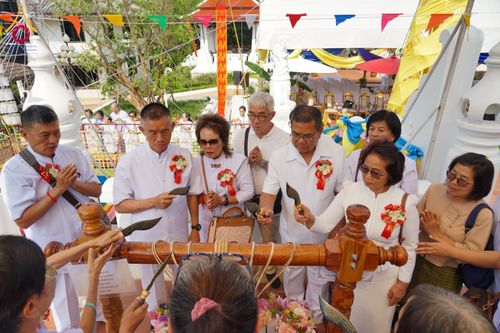 ภาพ No.61581:พิธีตัดลูกนิมิตผูกพัทธสีมา อุโบสถจิตตะอริยศุภกุล วันพฤหัสบดีที่ ๑๘ เมษายน พ.ศ.๒๕๖๗ ณ วัดกิ่วลม ตำบลบ่อหลวง อำเภอฮอด จังหวัดเชียงใหม่