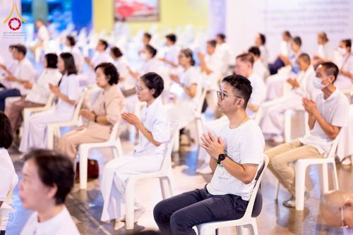 ภาพ No.217400:วันเสาร์ที่ 12 เมษายน พ.ศ. 2568 พิธีฉลองชัยชิตังเม สวดธัมมจักกัปวัตนสูตร ครบ 7,277,818,181 จบ ณ วัดพระธรรมกาย จังหวัดปทุมธานี