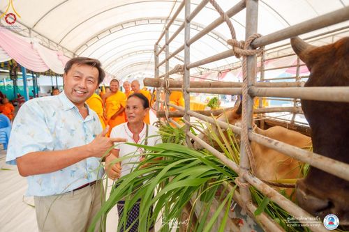 ภาพ No.161178:พิธีถวายมหาสังฆทาน 31 วัด , พิธีบุพเปตพลี , พิธีไถ่ชีวิตโค และ ปล่อยพันธ์ุปลาจำนวน 50,000 ชีวิต ณ ศูนย์การศึกษาจอมบึง ต.รางบัว อ.จอมบึง จ.ราชบุรี วันที่ 28 กันยายน พ.ศ. 2567