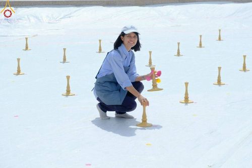 ภาพ No.211260:วันเสาร์ที่ 15 มีนาคม พ.ศ. 2568  การเตรียมงานของเจ้าหน้าที่ เพื่องานฉลองปทุมเจดีย์ ณ ศูนย์อบรมเยาวชนปัตตานี