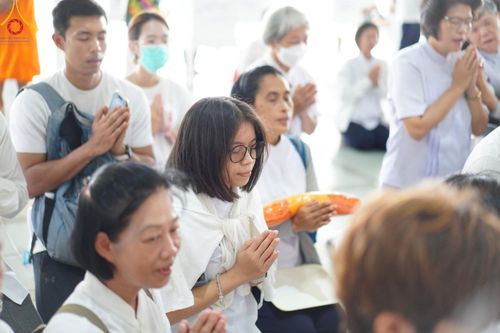 ภาพ No.153083:พิธีถวายภัตตาหารเมนูสวรรค์ ในพรรษาแห่งการเข้าถึงธรรม วันอังคารที่ 10 กันยายน พ.ศ. 2567 ครบรอบ 24 ปี วันละสังขาร คุณยายอาจารย์มหารัตนอุบาสิกาจันทร์ ขนนกยูง ณ หอฉันคุณยายอาจารย์ฯ วัดพระธรรมกาย