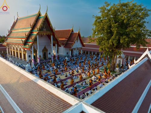 ภาพ No.110508:พิธีต้อนรับพระธรรมยาตรา ในโครงการธรรมยาตรากตัญญูบูชา มหาปูชนียาจารย์ พระมงคลเทพมุนี(สด จนฺทสโร) พระผู้ปราบมาร อนุสรณ์สถาน 7 แห่ง ปีที่ 12 วันที่ 11 มกราคม พ.ศ. 2567 ณ อนุสรณ์สถานลำดับที่ 3 สถานที่เกิดใหม่ในเพศสมณะ วัดสองพี่น้อง จ.สุพรรณบุรี