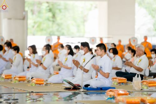 ภาพ No.84014:พิธีบุพเปตพลี ครั้งที่ 137 ร่วมอุทิศบุญกุศลแด่หมู่ญาติที่ล่วงลับไปแล้ว และสืบทอดอายุพระพุทธศาสนา ในวันจันทร์ที่ 17 กรกฎาคม พ.ศ. 2566 ณ หอฉันคุณยายอาจารย์ฯ วัดพระธรรมกาย