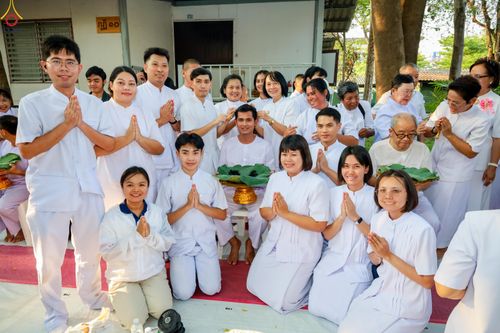 ภาพ No.319776:วันอาทิตย์ที่ 5 เมษายน พ.ศ.2569 พิธีตัดปอยผม และปลงผมนาคธรรมทายาท โครงการบรรพชาและอุปสมบทหมู่ รุ่นบูชาธรรม 82 ปี หลวงพ่อธัมมชโย