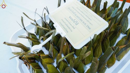 ภาพ No.71522:พิธีถวายภัตตาหารเป็นสังฆทาน แด่คณะพระธรรมยาตราฯ ในโครงการธรรมยาตรากตัญญูบูชา มหาปูชนียาจารย์ พระมงคลเทพมุนี(สด จนฺทสโร) พระผู้ปราบมาร อนุสรณ์สถาน 7 แห่ง ปีที่ 11 วันที่ 16 มกราคม พ.ศ. 2566