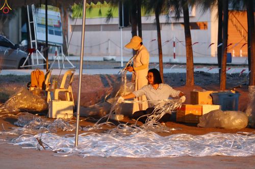 ภาพ No.320976:วันที่ 9 เมษายน พ.ศ.2569 การเตรียมงานจราจร เพื่องานถวายมหาสังฆทาน 40,000 กว่าวัดทั่วประเทศ วันคุ้มครองโลก 22 เมษายน พ.ศ.2569 วัดพระธรรมกาย