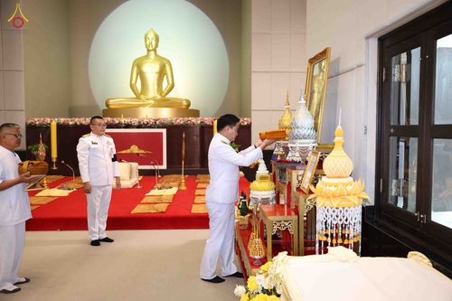 ภาพ No.341854:วันพุธที่ 29 กรกฎาคม พ.ศ. 2569 พิธีอุปสมบทสามเณรประโยค 9 นาคในพระบรมราชานุเคราะห์ ณ โบสถ์พระไตรปิฏก วัดพระธรรมกาย