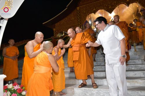 ภาพ No.210821:วันพฤหัสบดีที่ 13 มีนาคม พ.ศ. 2568  สมโภชพระประธานอุโบสถวัดป่าอุบลแก้ว จังหวัดอุบลราชธานี