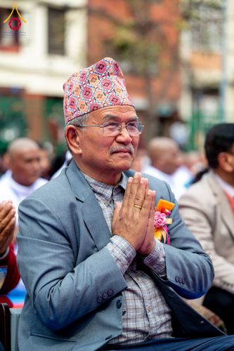 ภาพ No.129801:พิธีตัดปอยผมและแห่นาคธรรมทายาท ในโครงการบรรพชา 1,250 รูป ณ แดนประสูติ สวนลุมพินี ประเทศเนปาล วันที่ 2 มีนาคม พ.ศ. 2567