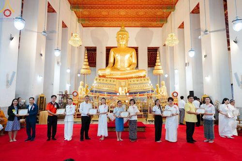 ภาพ No.184991:กิจกรรมวันรวมพลังเด็กดี V-Star ผู้นำฟื้นฟูศีลธรรมโลก กรุงเทพมหานคร ณ วัดมหาธาตุยุวราชรังสฤษฎิ์ราชวรมหาวิหาร กรุงเทพมหานคร ในวันที่ 13 ธันวาคม พ.ศ. 2567