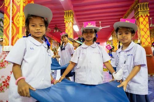 ภาพ No.203605:พิธีทอดผ้าป่าทำนุบำรุงศาสนสถาน ณ วัดตะเคียน ตำบลบางคูเวียง อำเภอบางกรวย จังหวัดนนทบุรี ในโครงการธรรมยาตรา กตัญญูบูชา มหาปูชนียาจารย์ พระมงคลเทพมุนี(สด จนฺทสโร) พระผู้ปราบมาร อนุสรณ์สถาน 7 แห่ง ปีที่ 13 วันที่ 29 มกราคม พ.ศ. 2568