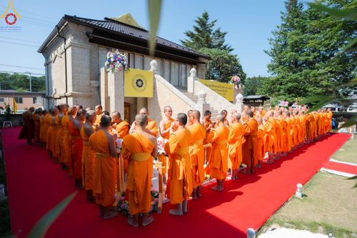 ภาพ No.141735:พิธีประดิษฐานลูกนิมิตมหาสมบัติ  ผูกสีมา สถาปนาอุโบสถ "บูชาธรรม 80 ปี หลวงพ่อธัมมชโย" ณ วัดพระธรรมกายโทชิหงิ ประเทศญี่ปุ่น วันอาทิตย์ที่ 16 มิถุนายน พ.ศ. 2567