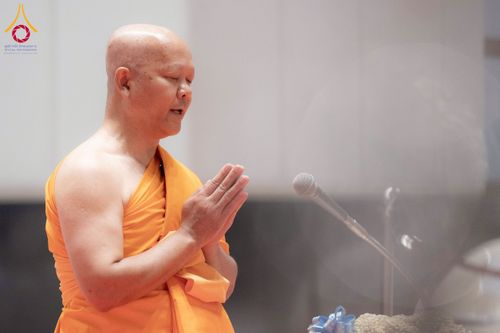 ภาพ No.223674:วันที่ 11 พฤษภาคม พ.ศ. 2568 พิธีบรรพชาของอุบาสก พิสิทธิ์ หมื่นแกล้ว  ณ วัดพระธรรมกาย